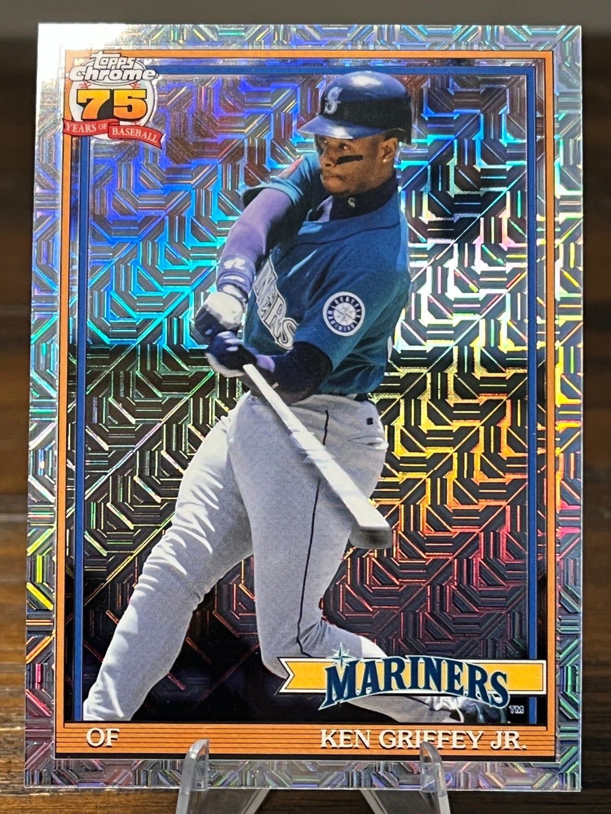 2026 Topps 1991 Topps Baseball Chrome Mojo #91C-51 Ken Griffey Jr. Seattle