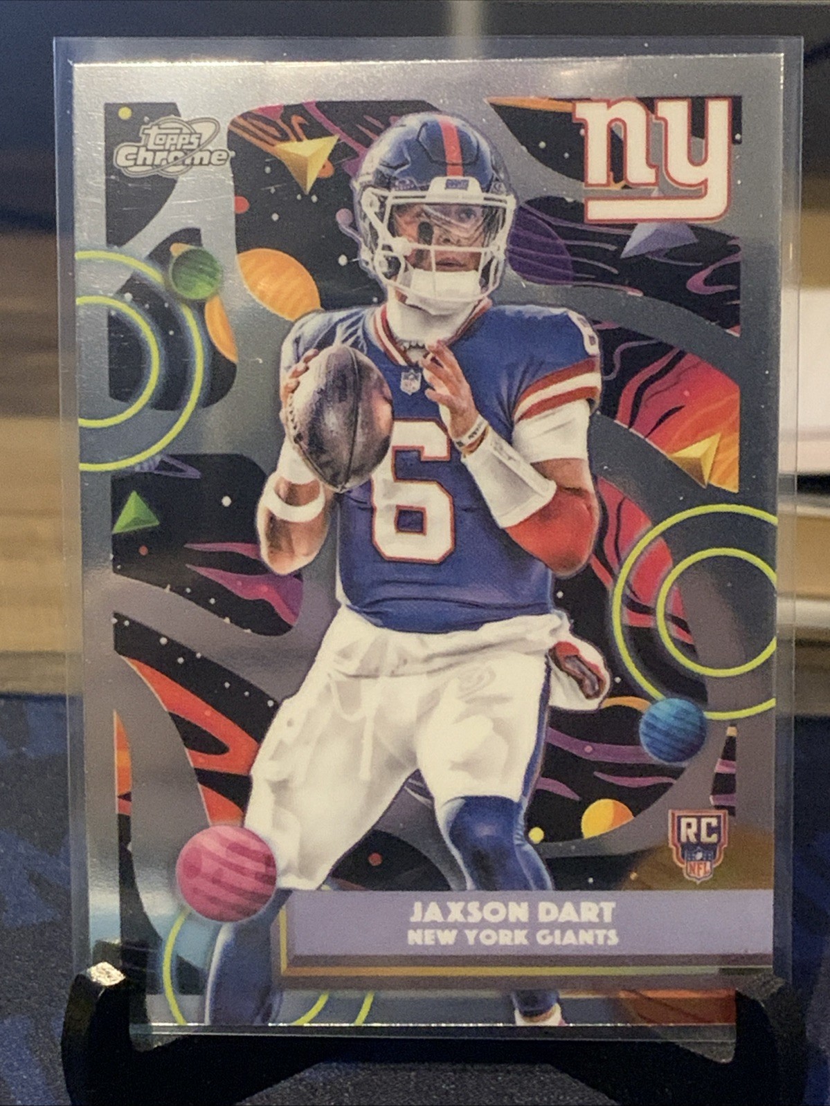 2025 Topps Cosmic Football Jaxson Dart #174 (RC)