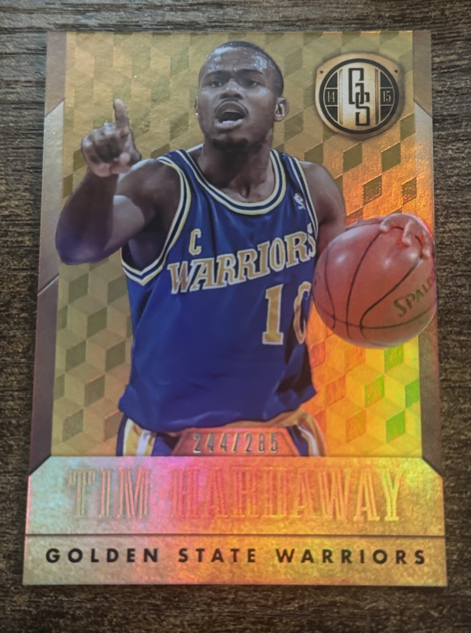 2014-15 Panini Gold Standard /285 Tim Hardaway #153 Warriors SSP Free Shipping