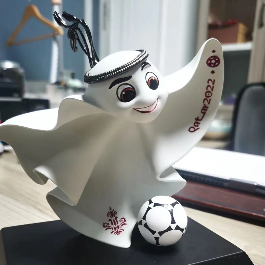 Official authenti Qatar 2022World Cup la’eeb Cute Mascot Doll Football Souvenirs