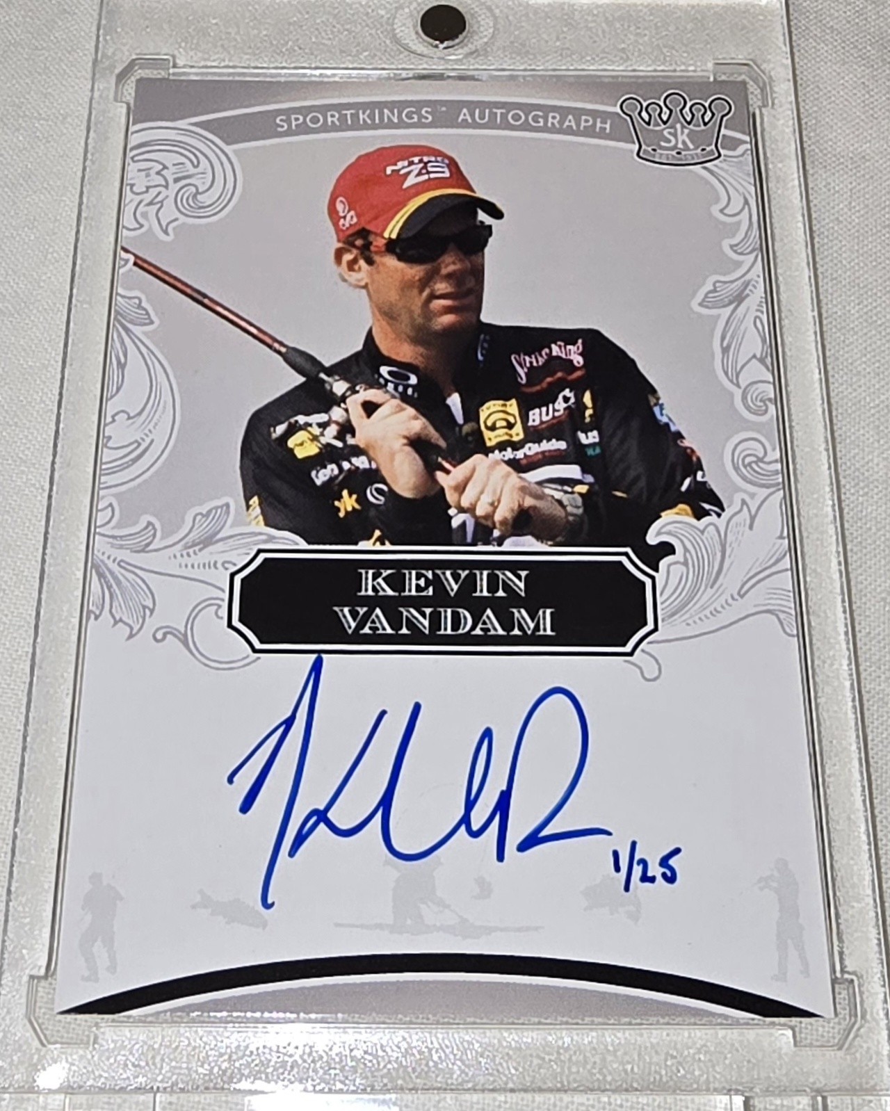KEVIN VANDAM 2018 Sports Kings Sage Auto A33 SSP #/25 Angler Fishing Legend!