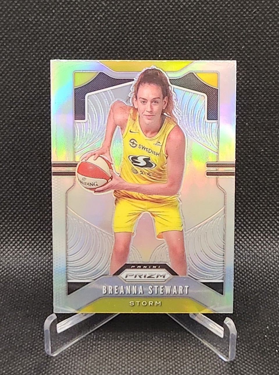 2020 Panini Prizm WNBA #70 Breanna Stewart Silver Prizm Seattle Storm