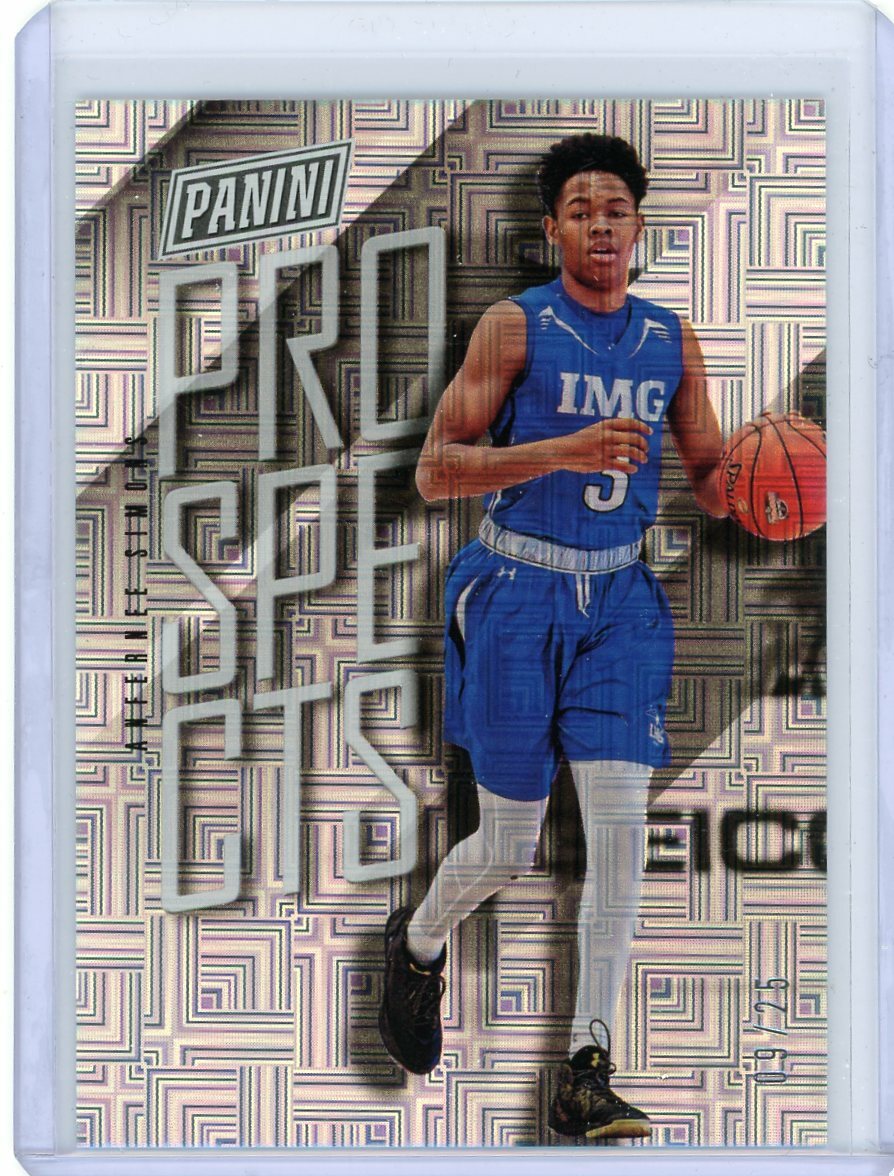 2018 Panini The National Prospects Pyramid Rookie #P5 Anfernee Simons #09/25