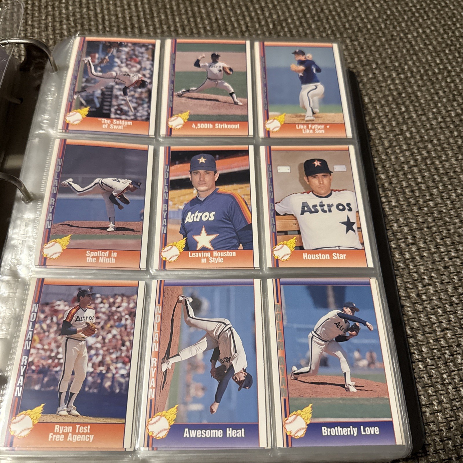 1991-92 Pacific Ryan Texas Express Baseball -You Pick- Nolan Ryan MLB Cards