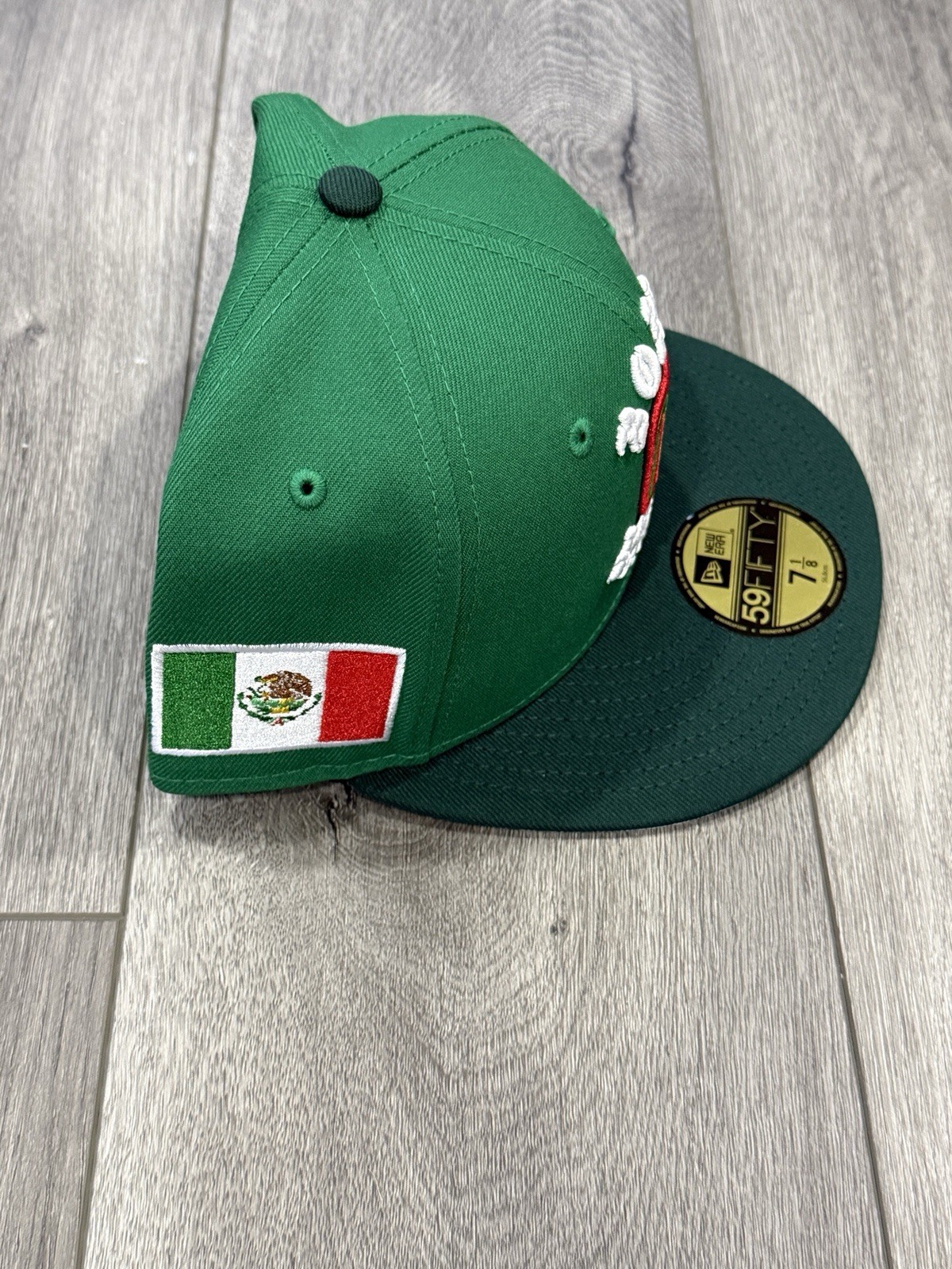 New Era Mexico Born X Raised Kelly Green/Emerald WBC 59FIFTY Mens Multiple Sizes