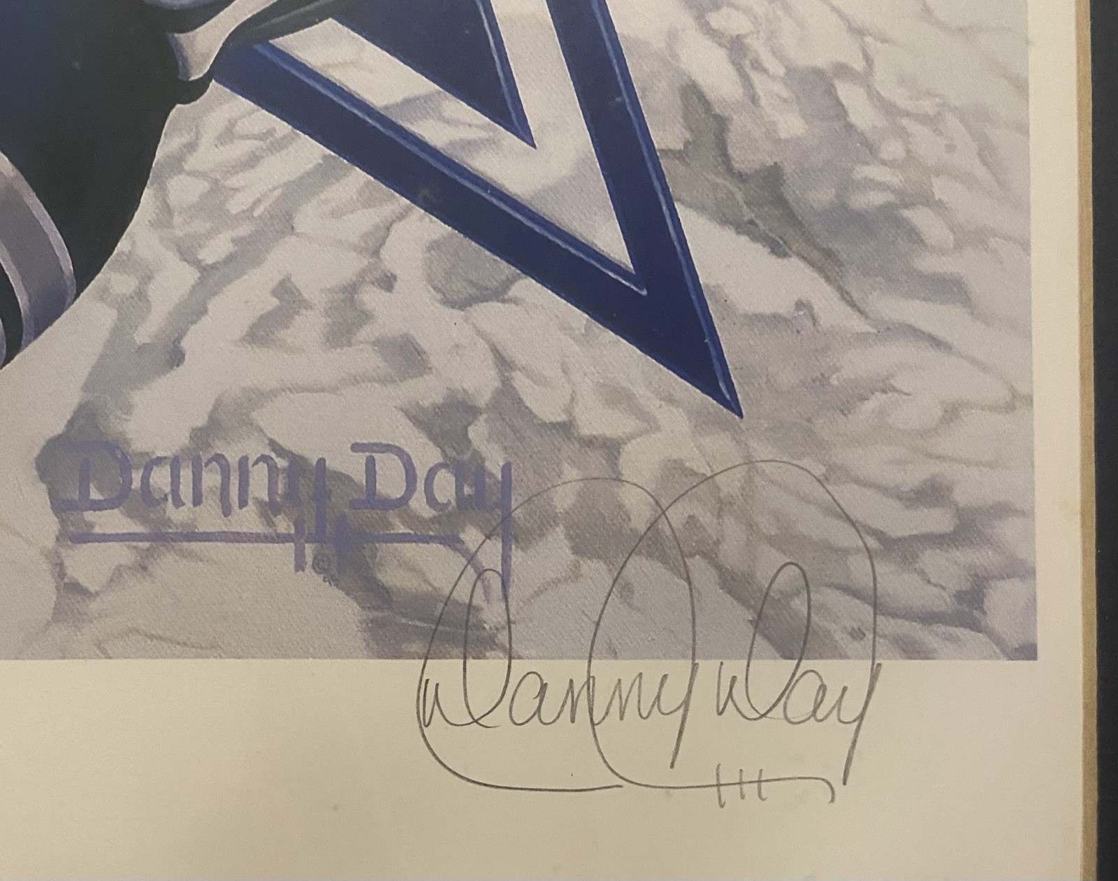 PCS Artist’s Proof Emmitt Smith/Danny Day Autographed Lithograph #47/60