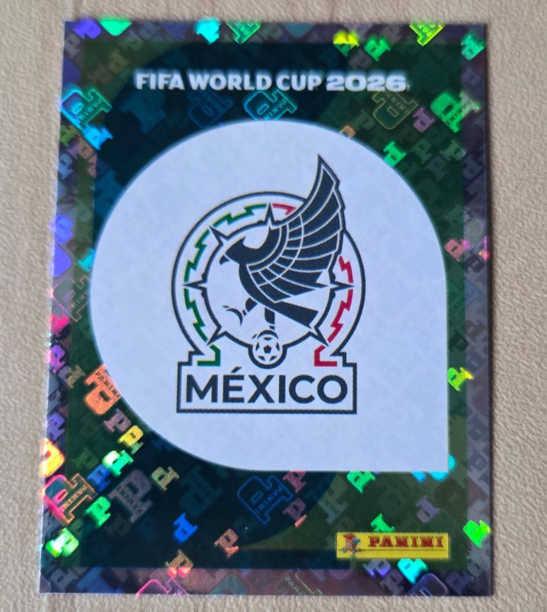 Mexico Team Emblem #MEX 1 – 2026 Panini FIFA World Cup Sticker