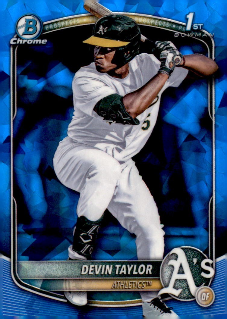 2025 Bowman Sapphire A’s Devin Taylor #Bdc-135