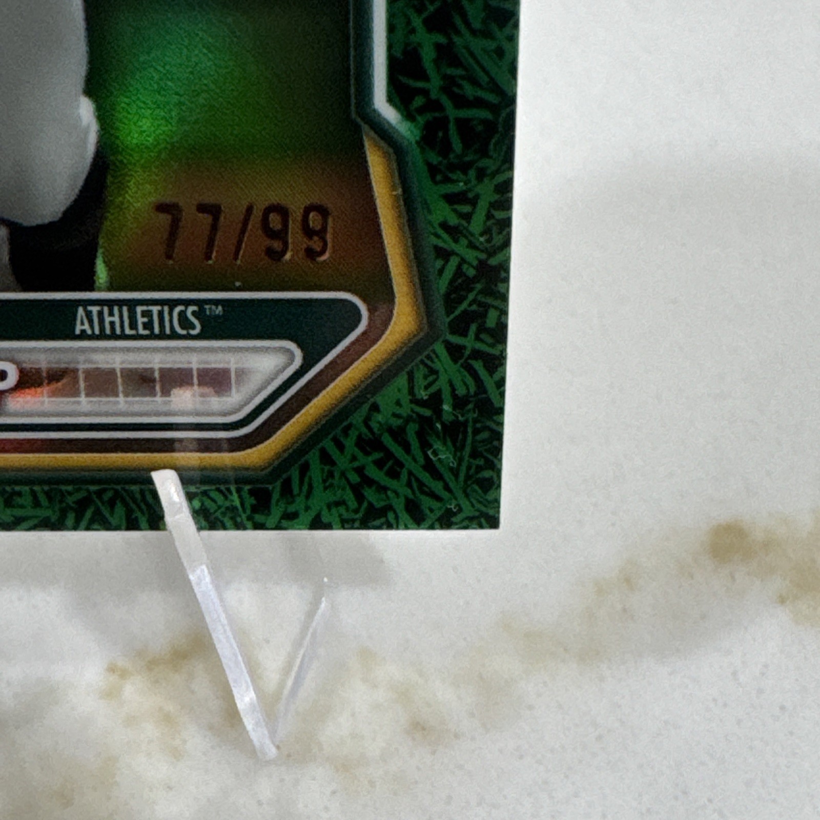 2026 Bowman Chrome Green Grass Gage Jump 77/99 Athletics