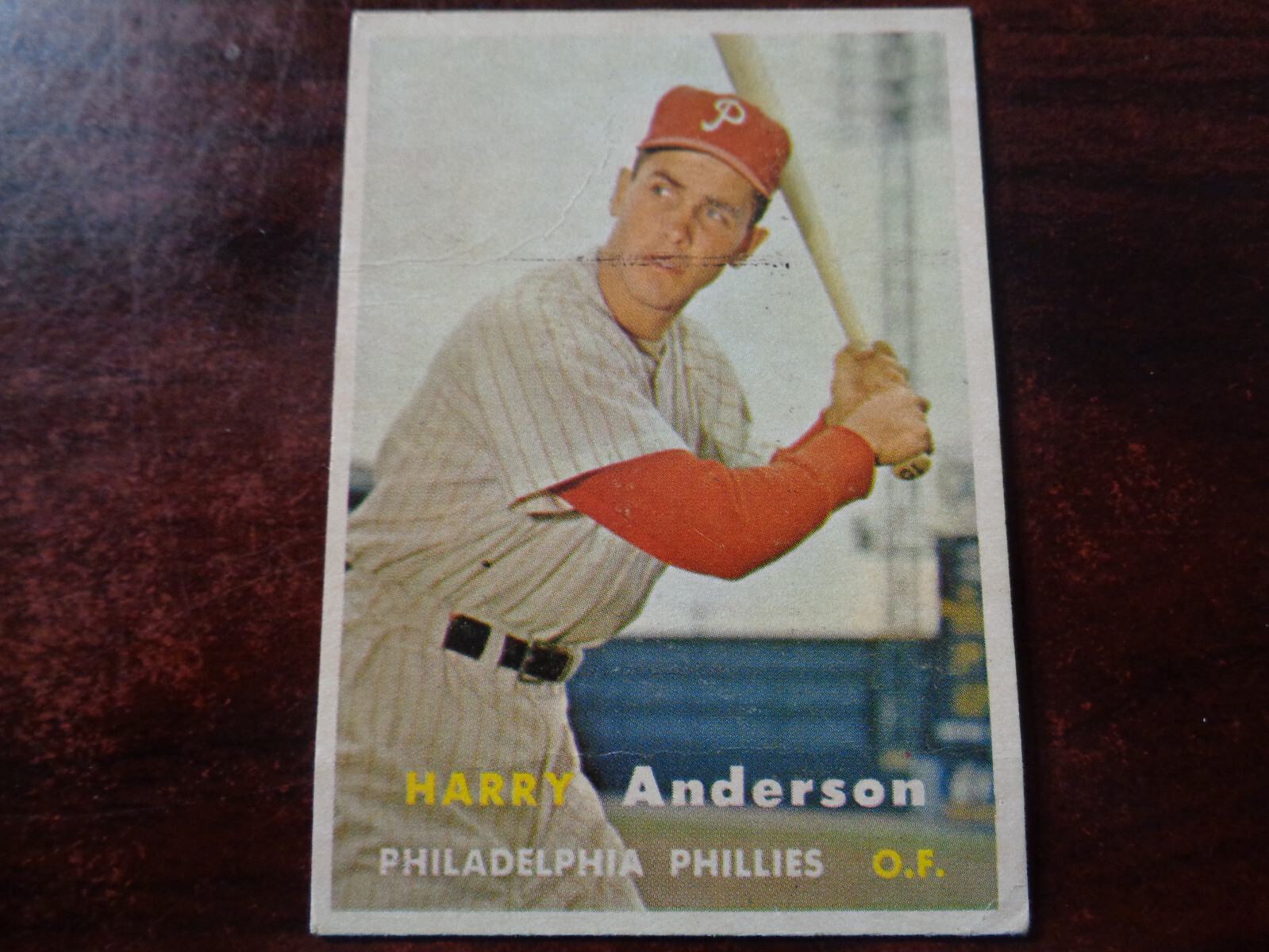 1957 Topps Harry Anderson #404 High Number *GOOD* Condition-PHILLIES