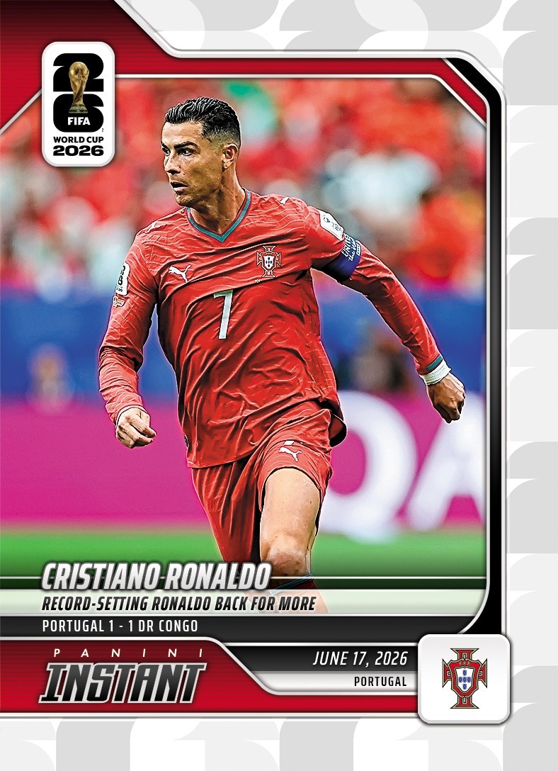 2026 Panini Instant Cristiano Ronaldo FIFA World Cup LP Card **Pre-Sale**