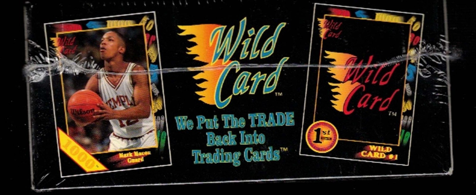 WILD CARD PREMIER EDITION COLLEGIATE BASKETBALL 1991 BOX FACTORY SEALED