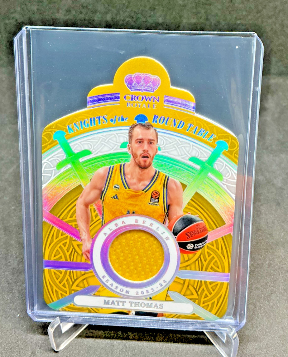 2023/24 Crown Royale Euroleague Knights MATT THOMAS Jersey Patch ** QTY