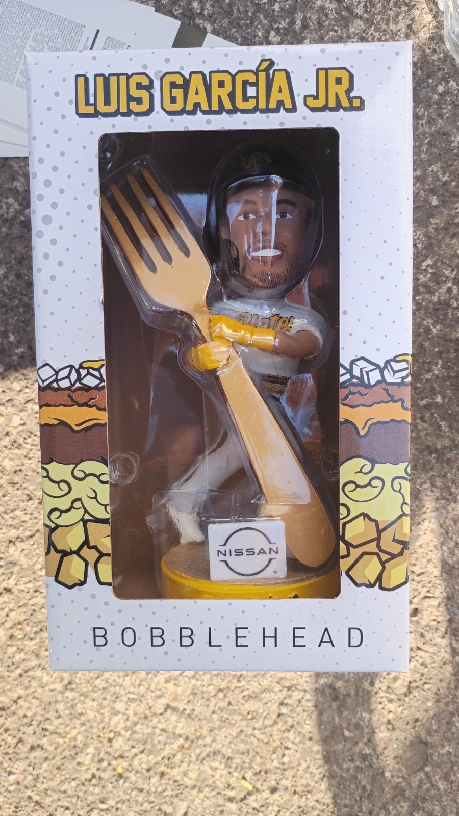 Luis Garcia Jr Rochester Plates Bobblehead SGA7/2/26 Washington Nationals sealed