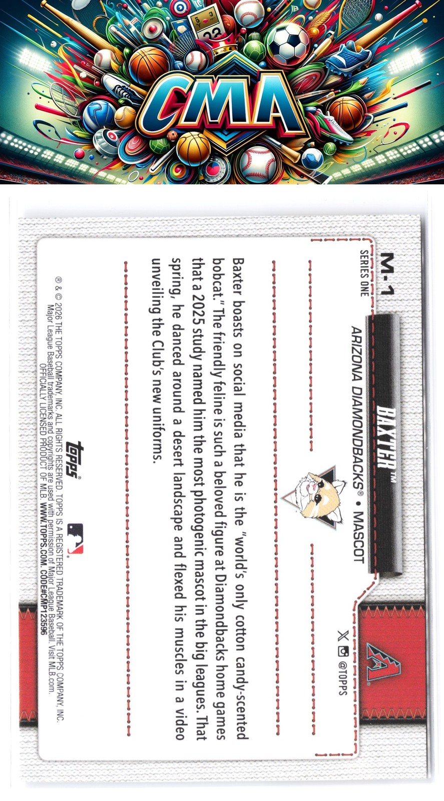 2026 Topps #M-1 Baxter Mascots
