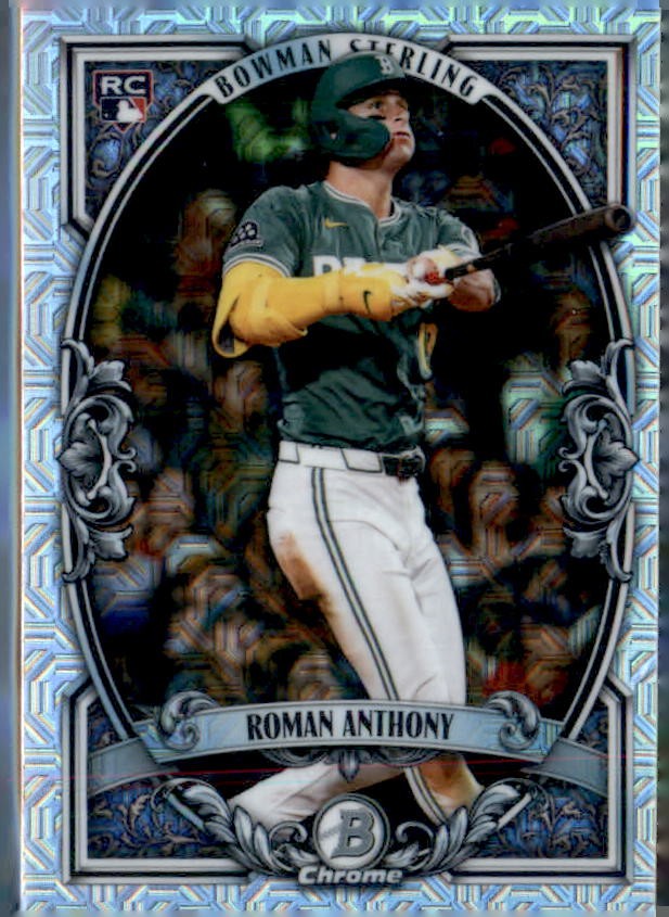 2026 Bowman #BST-12 Roman Anthony Bowman Sterling Mojo Refractors