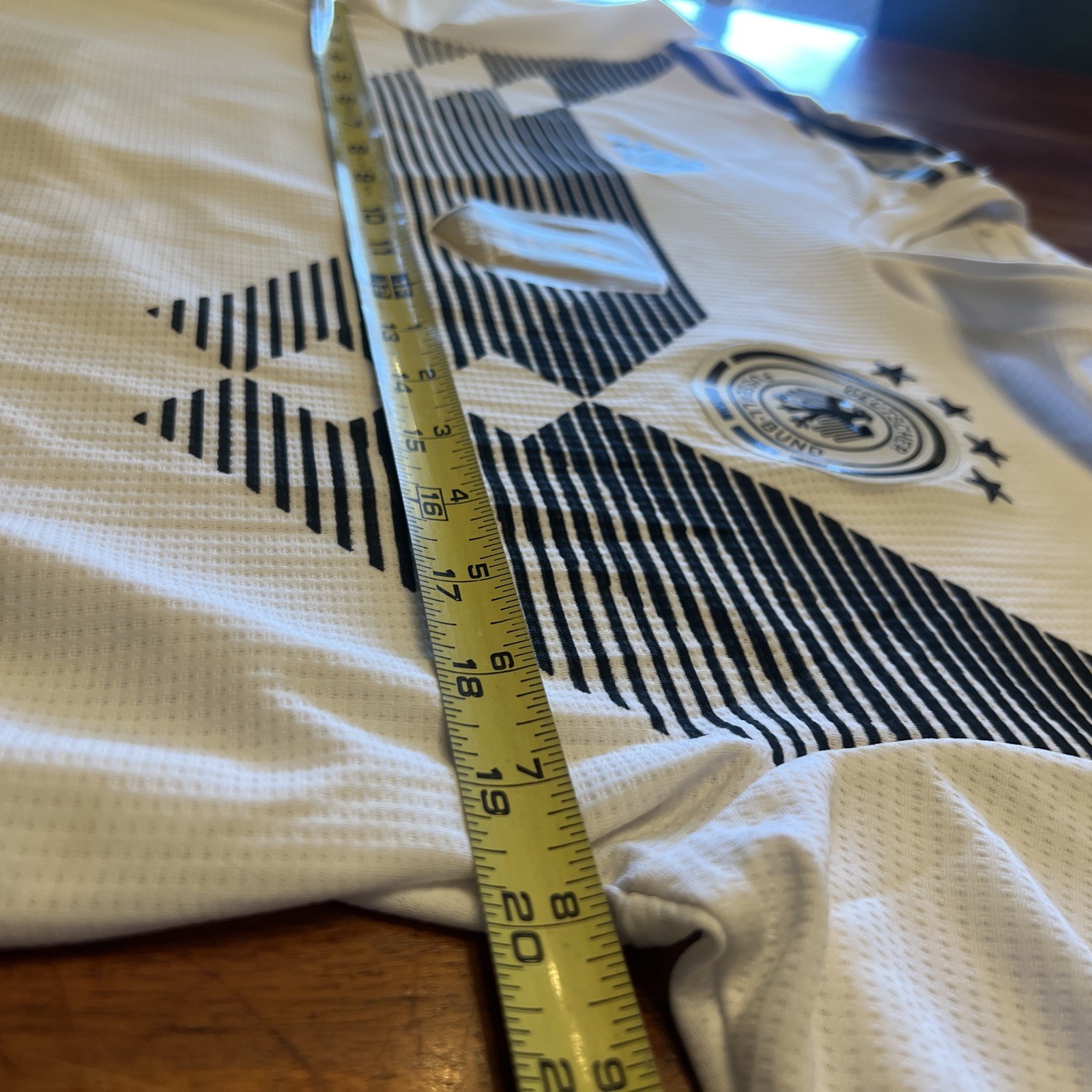 Germany 2018 Home Jersey #13 MULLER Adidas White Shirt Size L Soccer Football