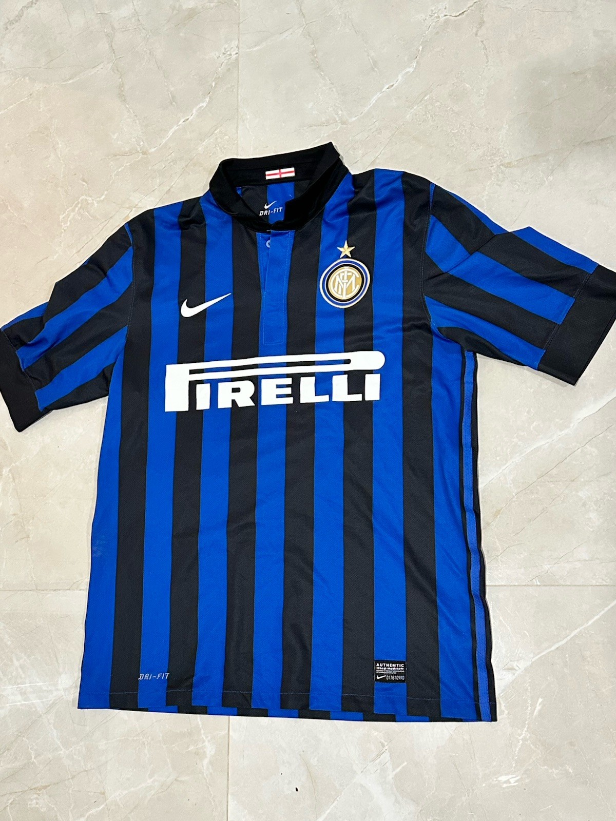 2013/14 Nike Inter Milan Home Jersey M shirt italy pirelli zanetti maglia kit