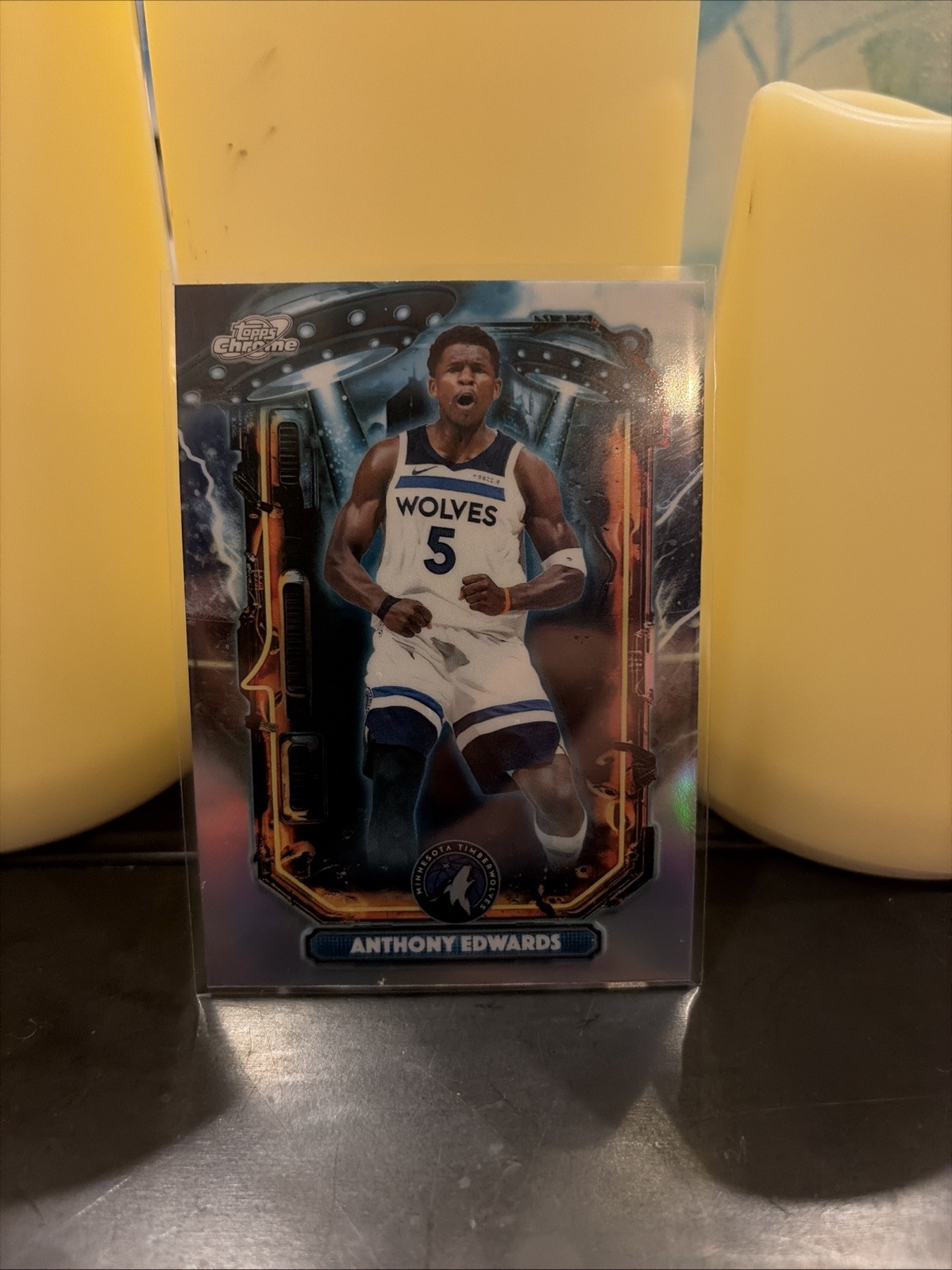 2025-26Topps Cosmic Chrome Extraterrestrial Talent Anthony Edwards#ET-2Refractor