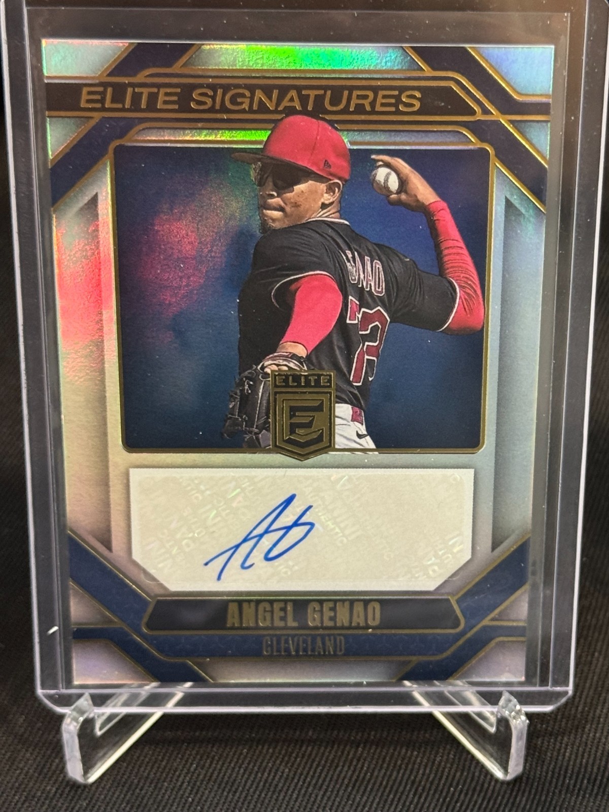 2026 Panini Elite Baseball #ES-AG Angel Genao Elite Signatures Auto Guardians
