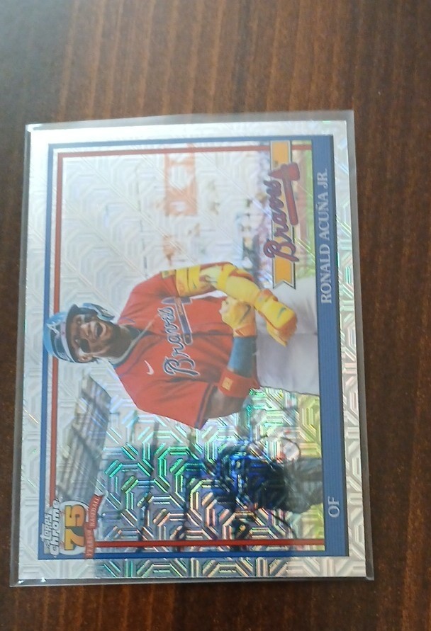 2026 Topps Series 1 – 1991 Topps Chrome Silver Pack Mojo Ronald Acuña Jr….