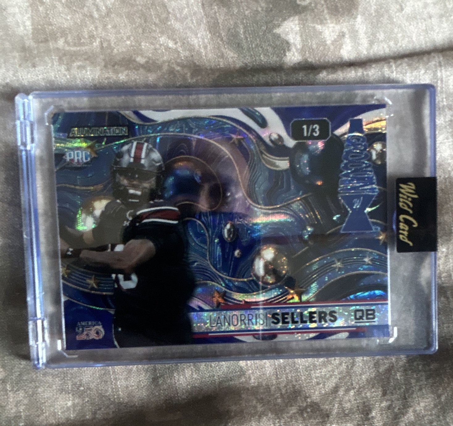 Wild Card Alumination Crownin Lanorris Sellers NCAA Football AG-LS 2026 1/3