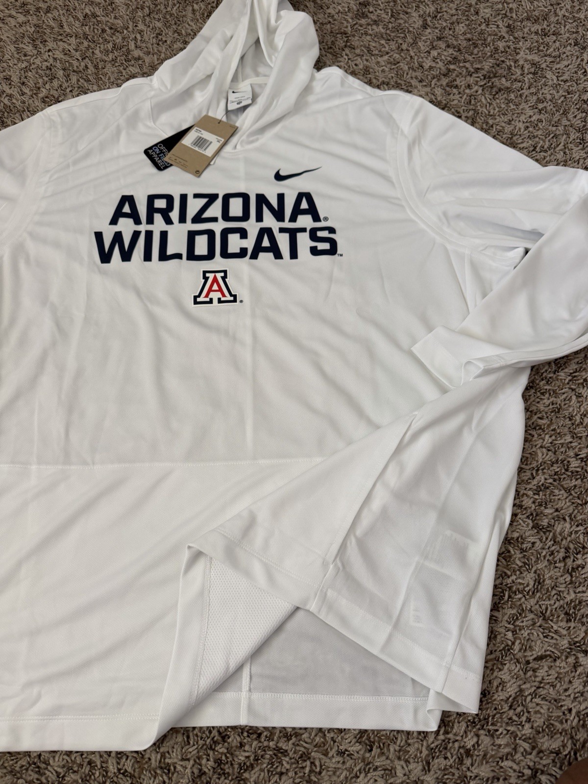NIKE ARIZONA WILDCATS FOOTBALL DRI FIT Team HOODIE SWEATSHIRT Basketball Sz.3XL