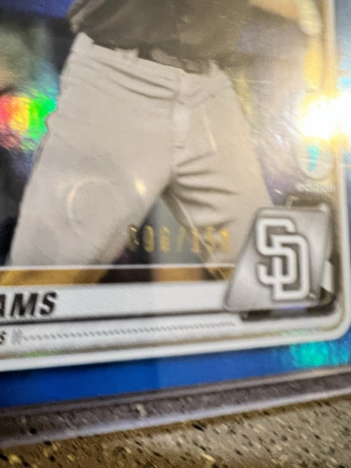 2020 Bowman 1st Edition – C.J. Abrams #BFE-62 Blue Foil /150 (RC)