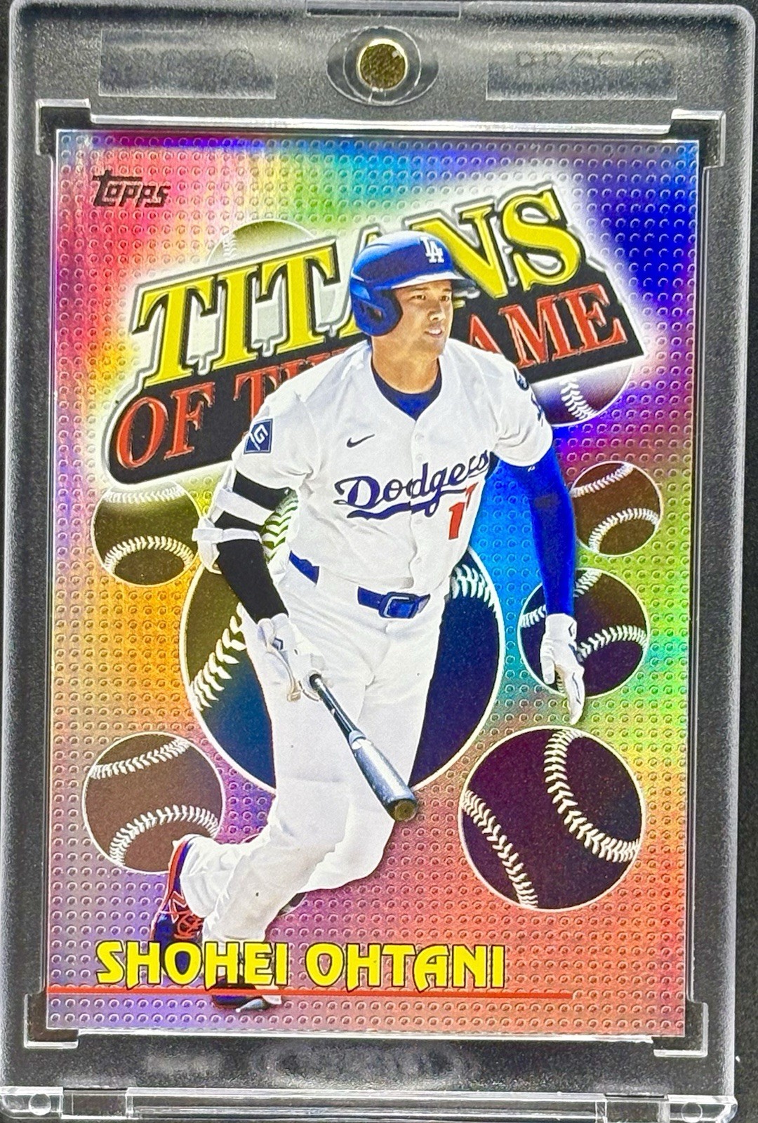 Shohei Ohtani RARE HOLO FOIL REFRACTOR TOPPS INVESTMENT CARD DODGERS MVP MINT