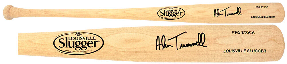 Alan Trammell Signed Louisville Slugger Pro Stock Blonde Baseball Bat – (SS COA)