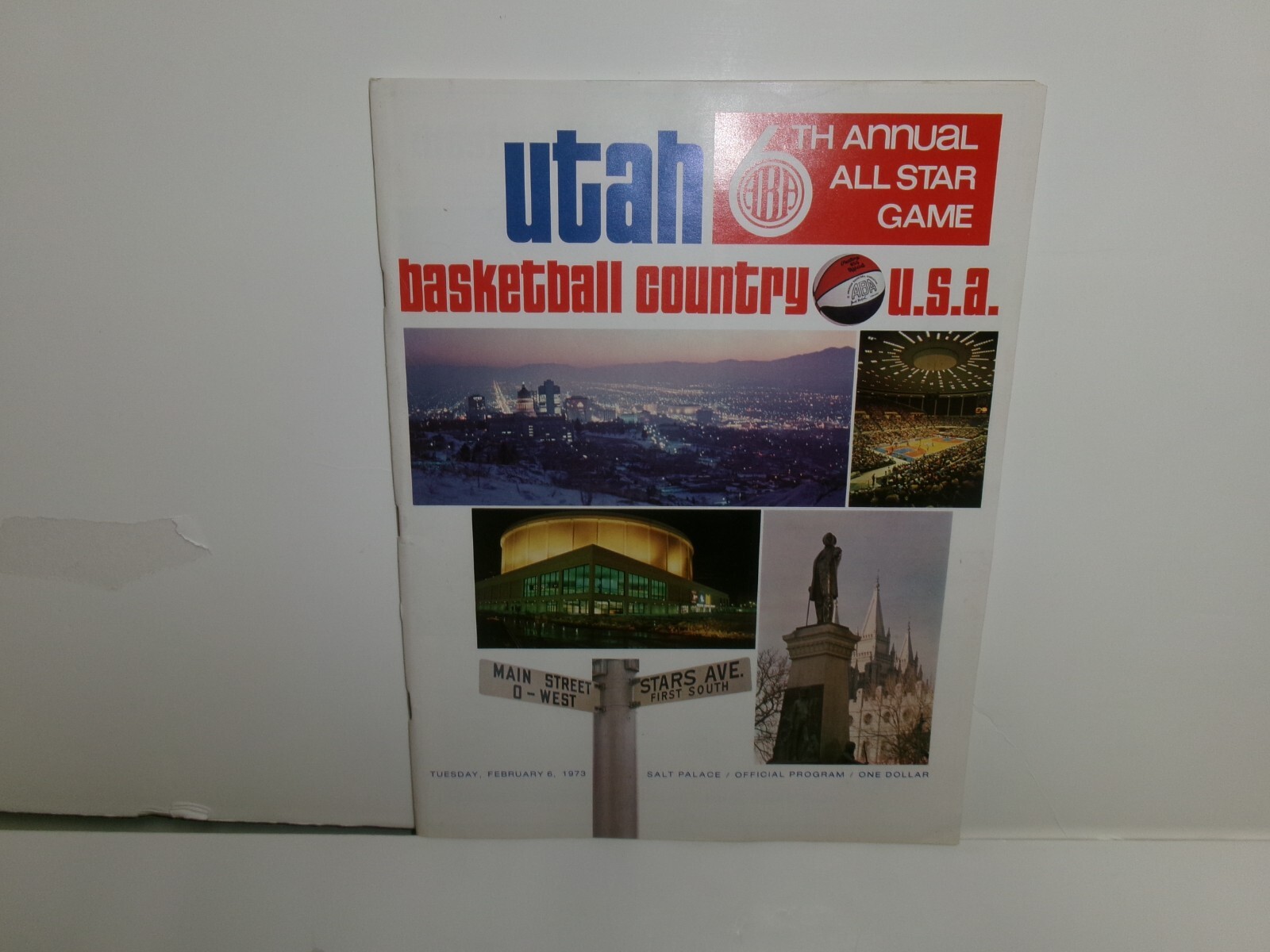 1972-73 ABA All Star Game Program-6th Annual Game-JULIUS ERVING 2ND AS/DAN ISSEL