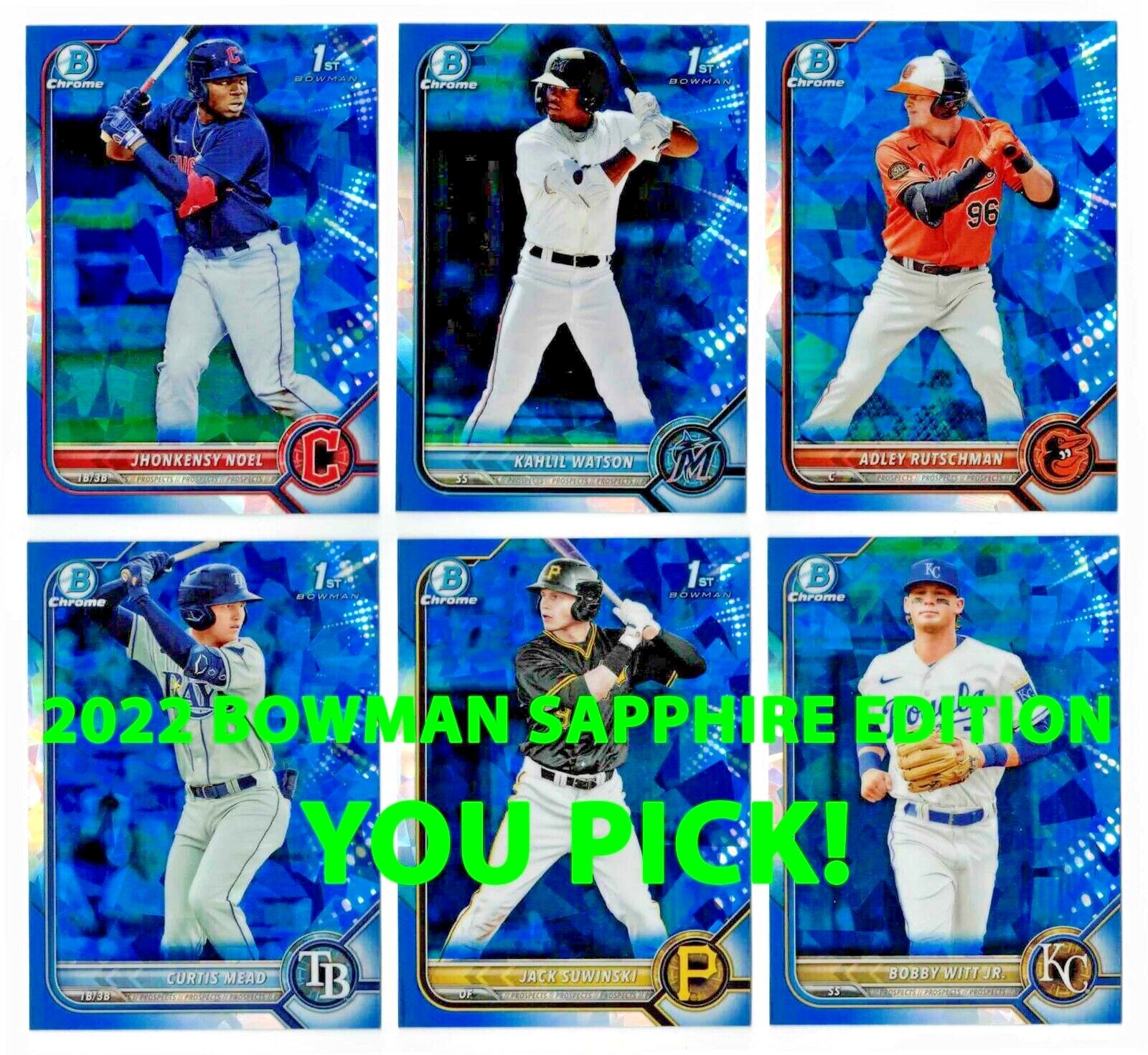 2022 Bowman SAPPHIRE Edition #BCP1-150 Complete Your Set Buy More&Save YOU PICK!