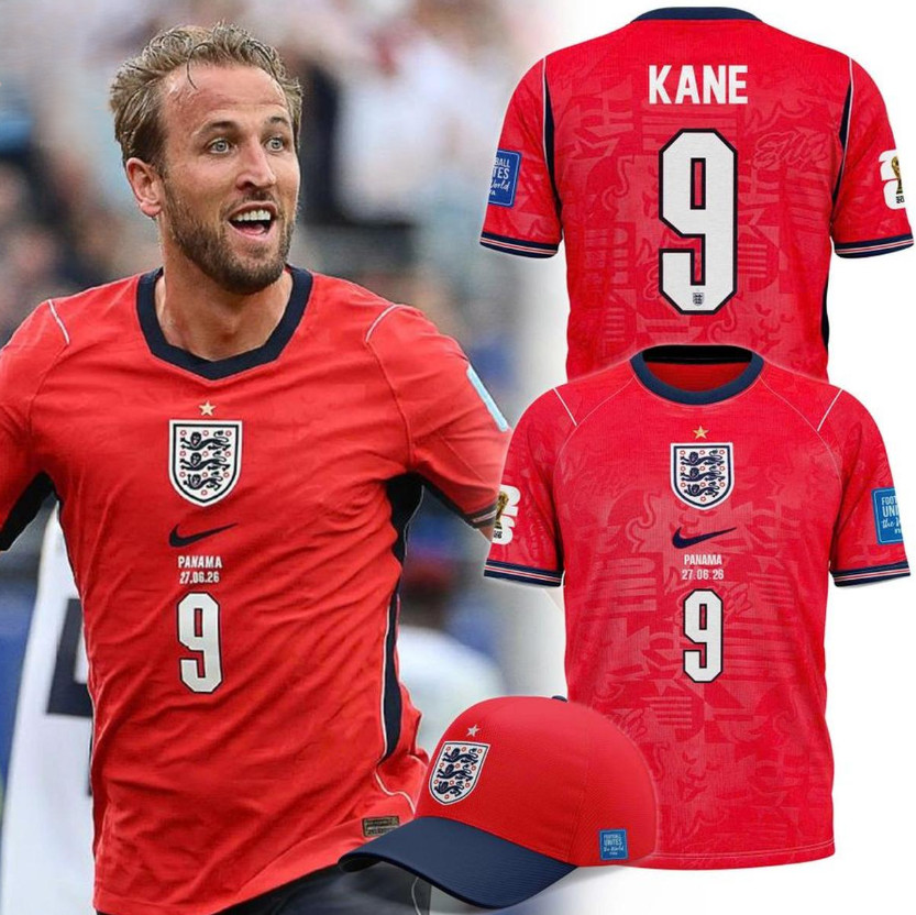 England National Soccer FIFA World Cup 2026 Men’s Jersey S-2XL