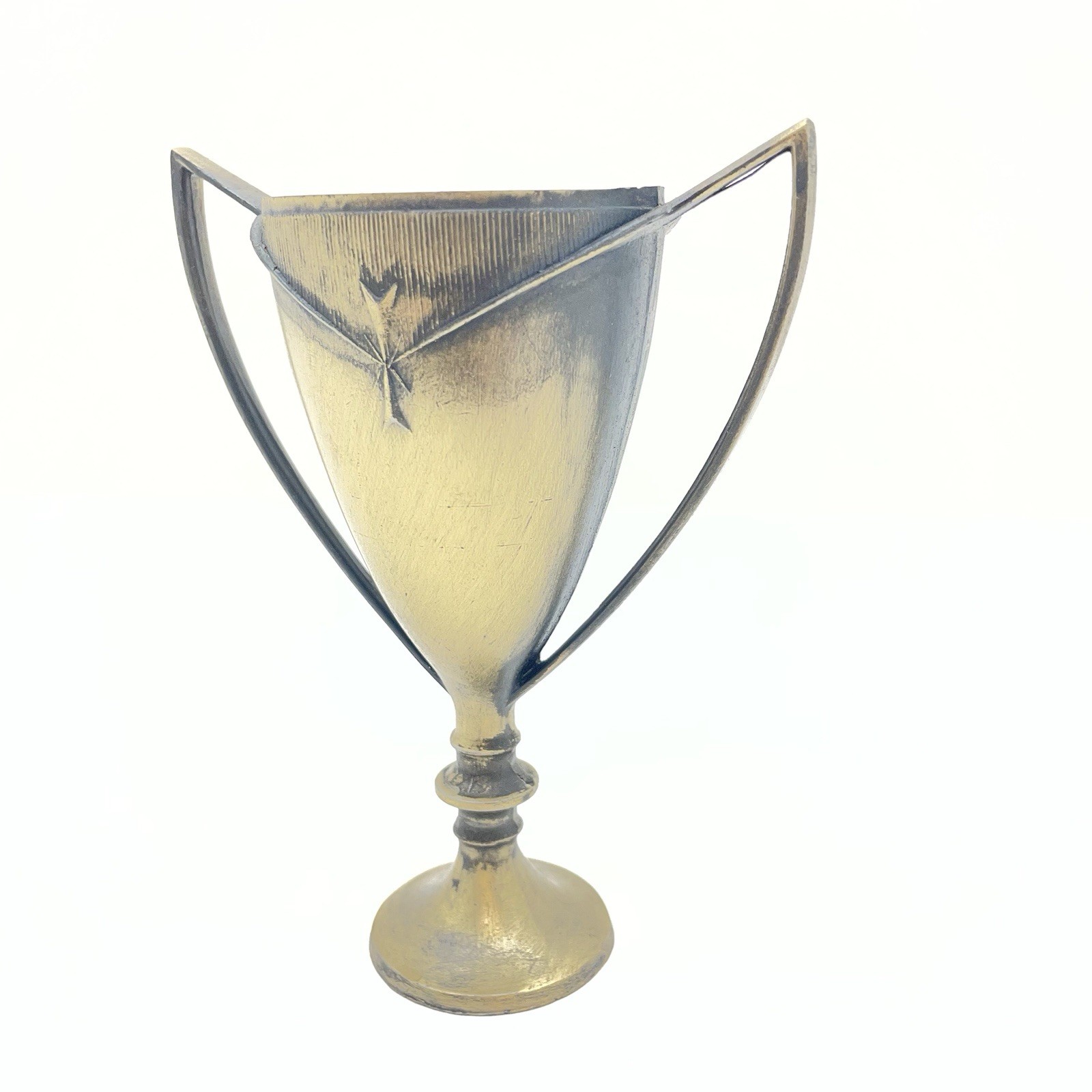 Vintage Metal Trophy Topper Golf Golfer SPORT Championship Cup 5″