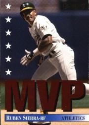 1994 Donruss MVPs #25 Ruben Sierra – BB
