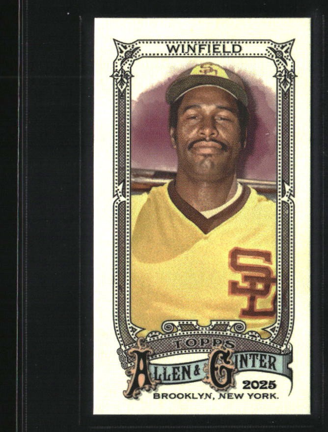 2025 Topps Allen & Ginter Mini A & G Back Dave Winfield #151 San Diego Padres