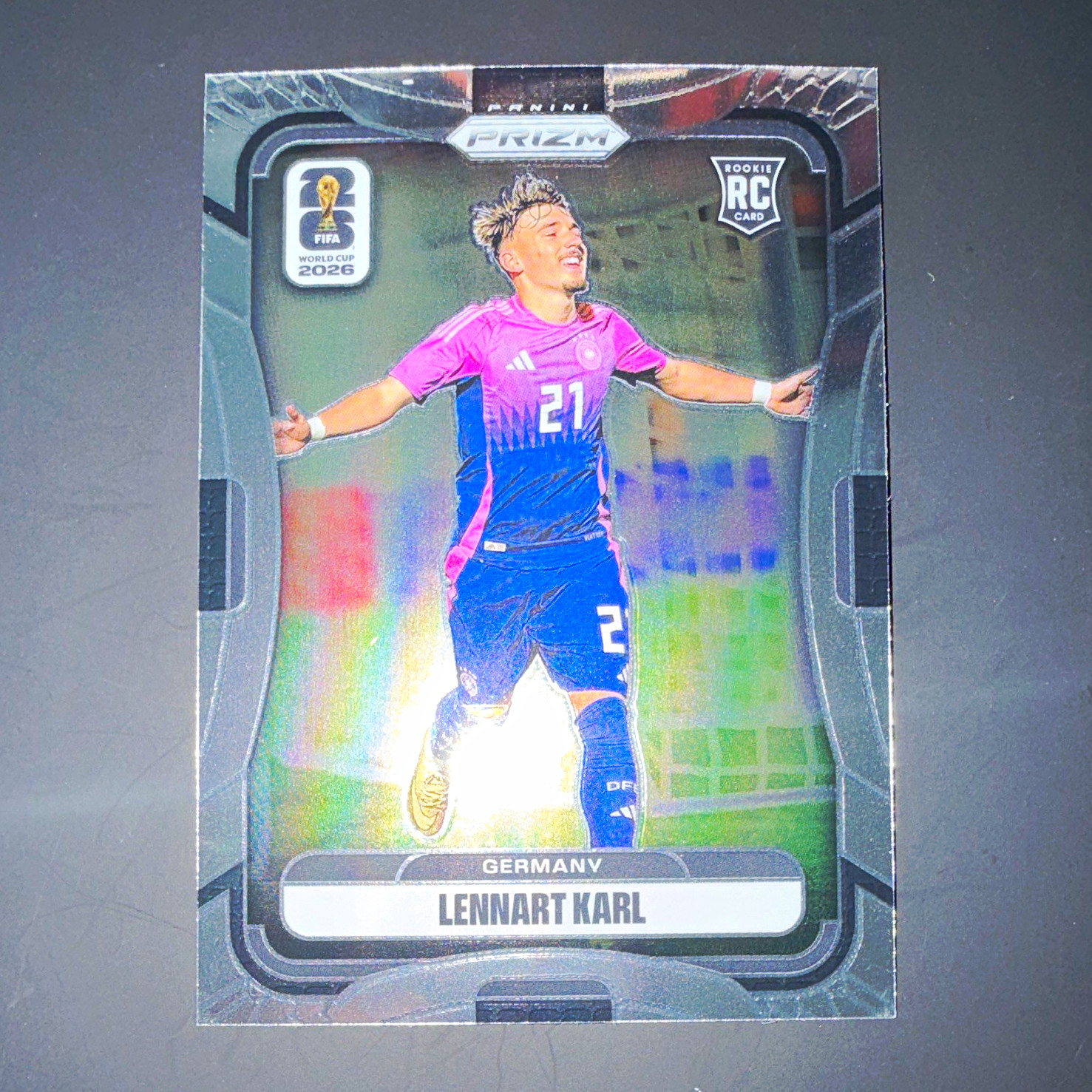 Panini Prizm FIFA World Cup 2026 Lennart Karl Germany RC Rookie #58