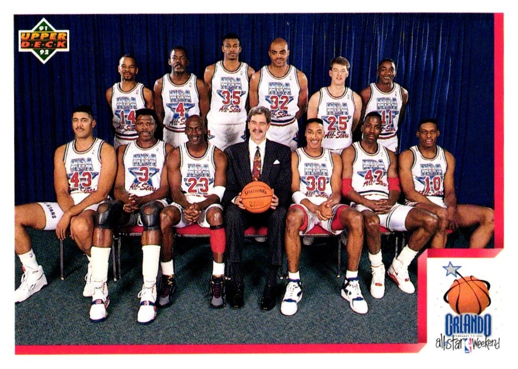 1991-92 Upper Deck #449 1992 NBA East All-Star Checklist
