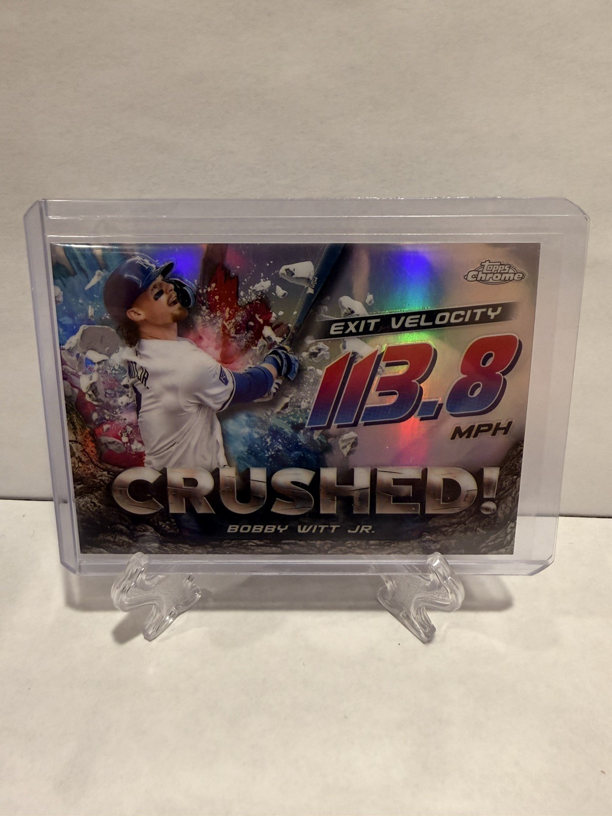 2024 Topps Chrome Update Series – Crushed #CR-19 Bobby Witt Jr. SSP Case Hit