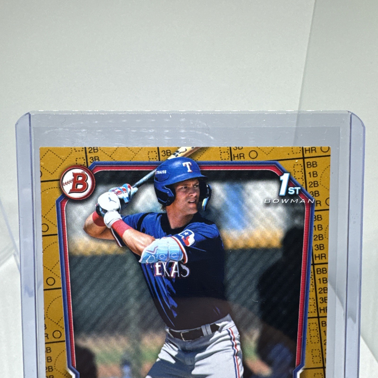 Topps 2024 Bowman 1st Bowman Jack Wheeler Texas Rangers scoreboard insert /50