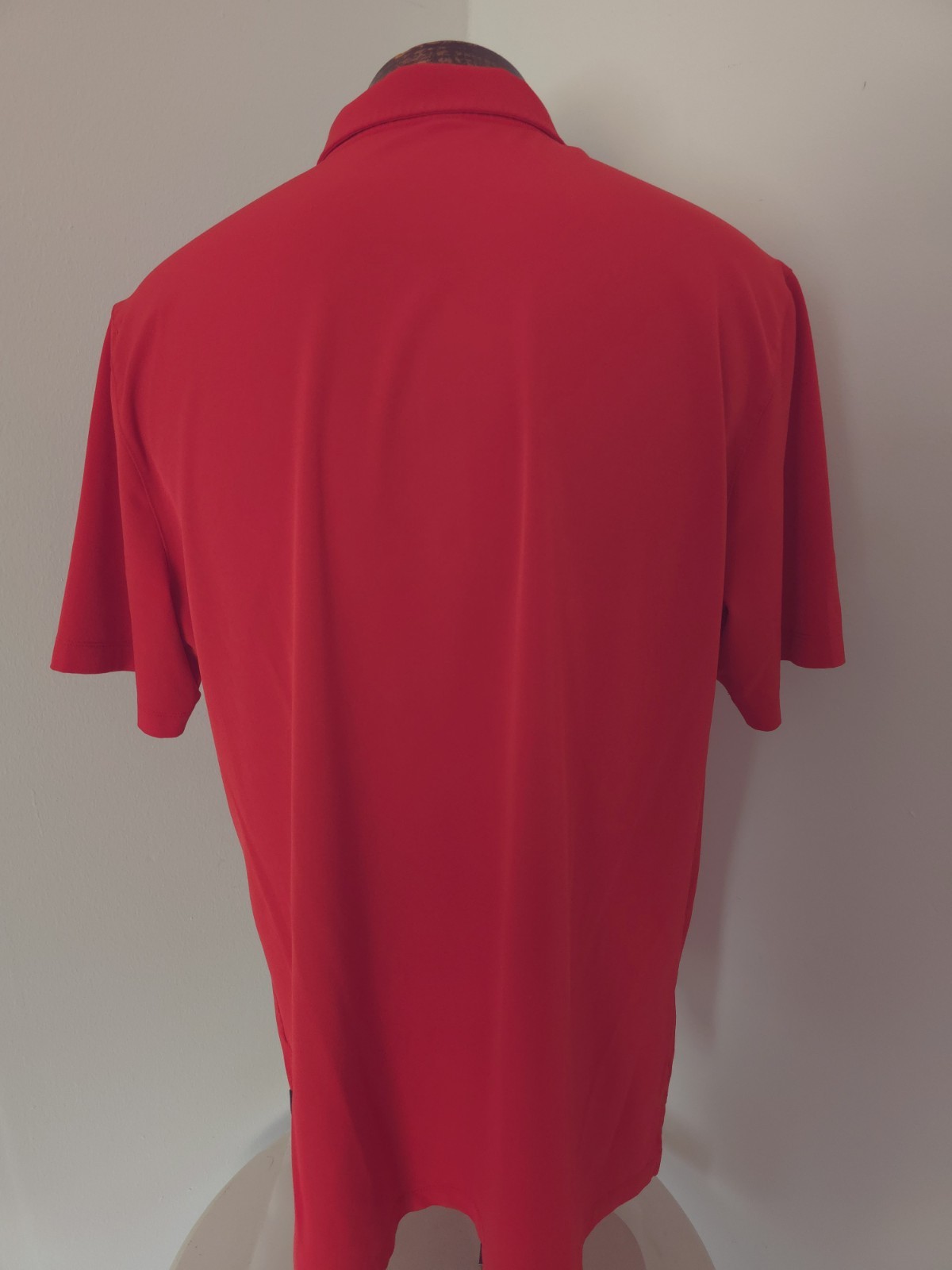 Nike Men’s XL Red Black Golf Polo Shirt UGA GEORGIA BULLDOGS OFA