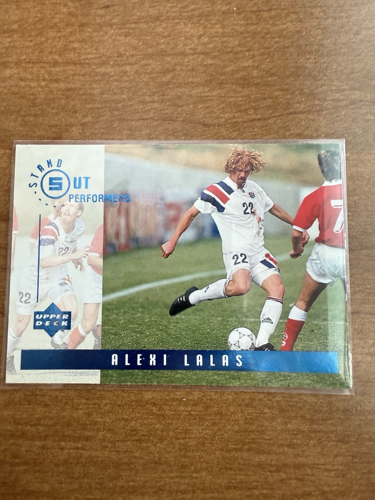 1994 Upper Deck FIFA World Cup USA Stand Out Performers Alexi Lalas Insert USMNT