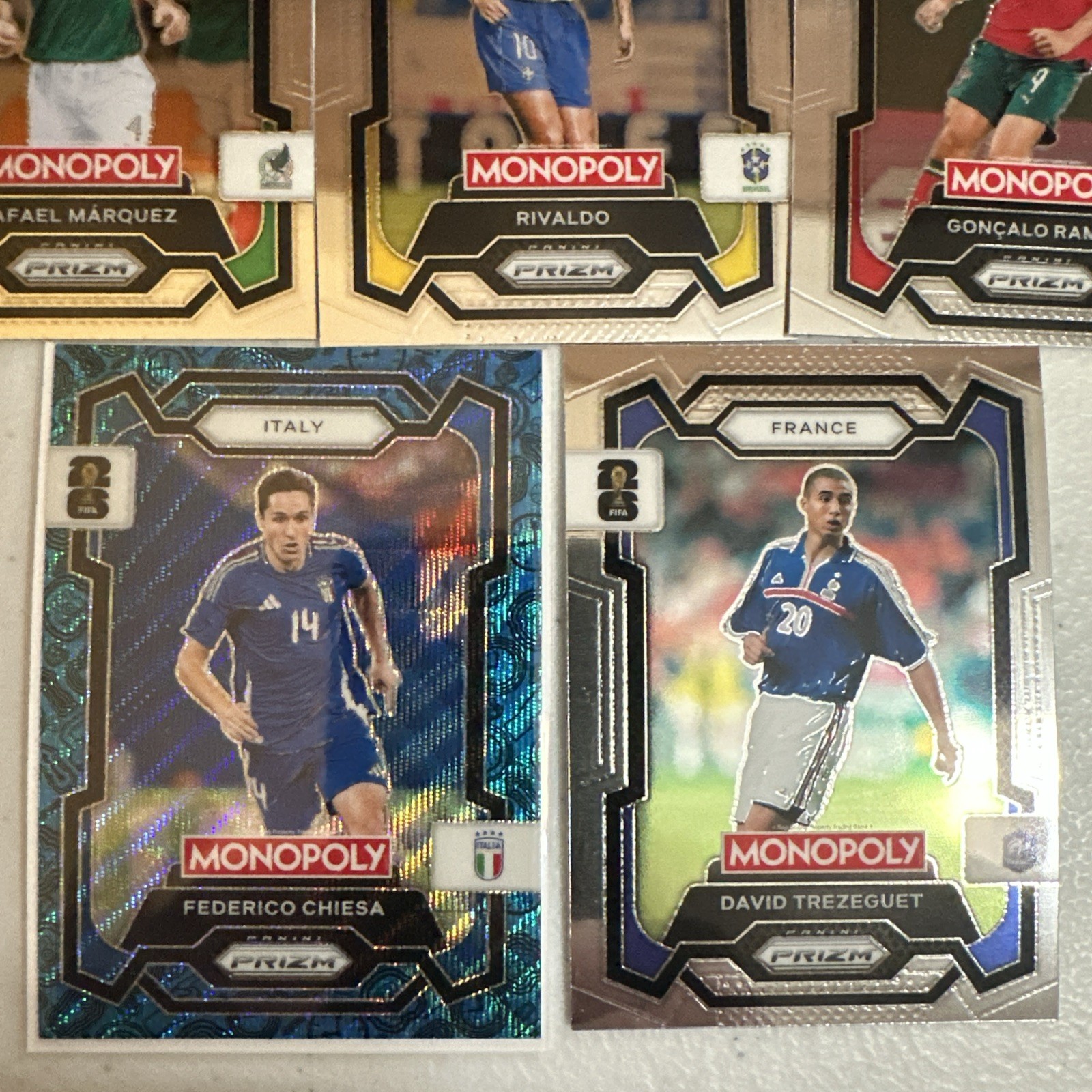 Monopoly Prizm Fifa 2026 Trading Card Lot of 12💥💫