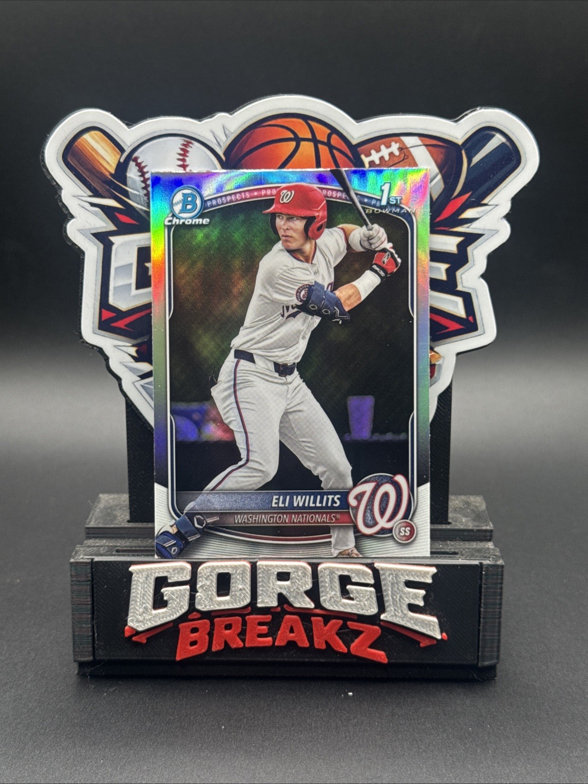2025 Bowman Draft – Chrome Eli Willits #BDC-1 Refractor (RC)