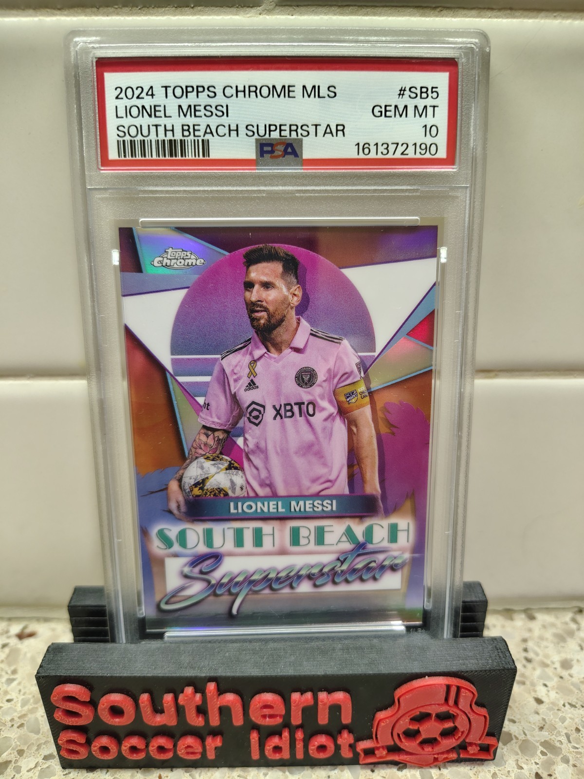 2024 Topps Chrome MLS South Beach Superstar Lionel Messi PSA 10 & BONUS CARDS?⚽