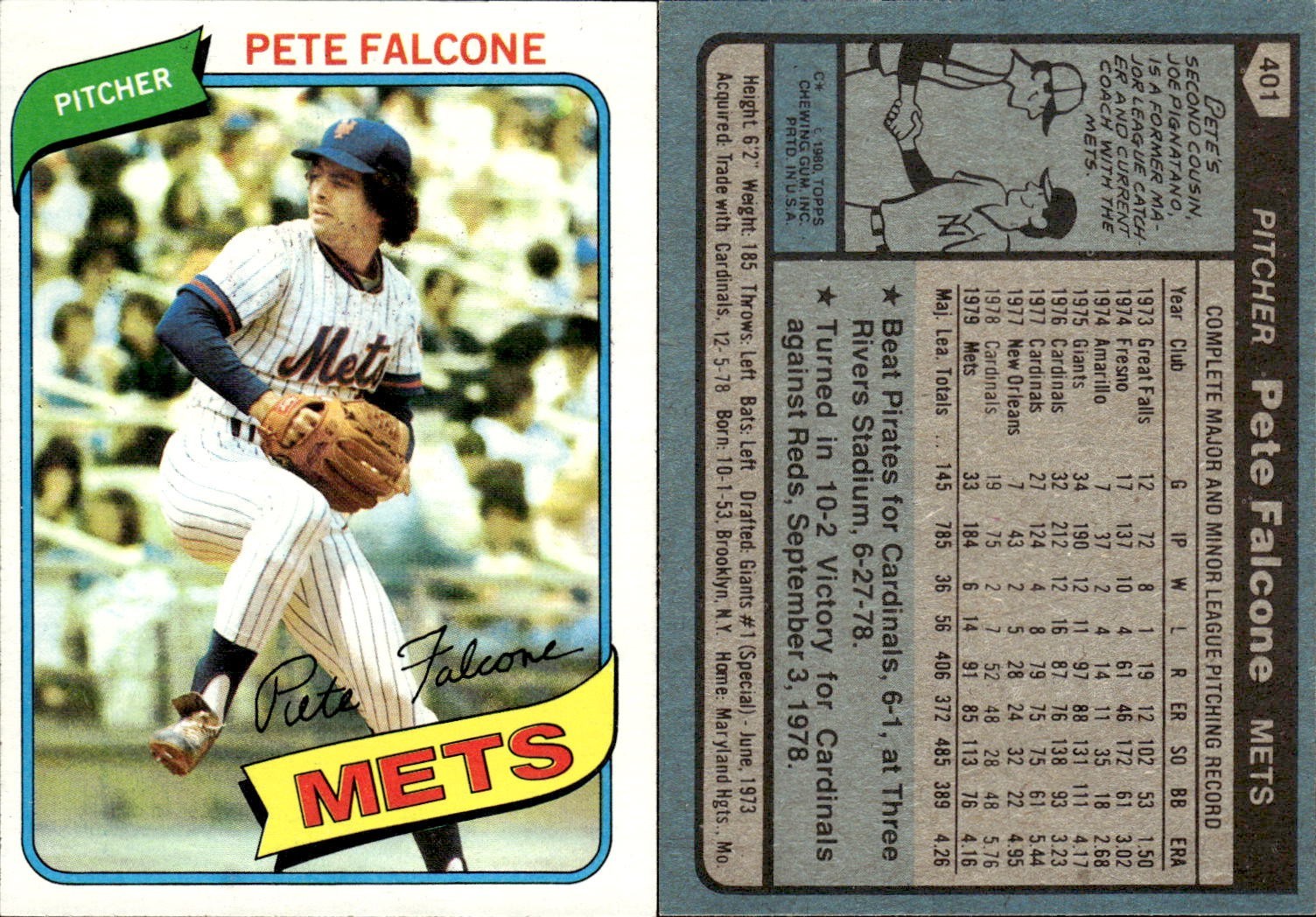 1980 Topps Baseball Complete Your Set #401-500 You Pick!