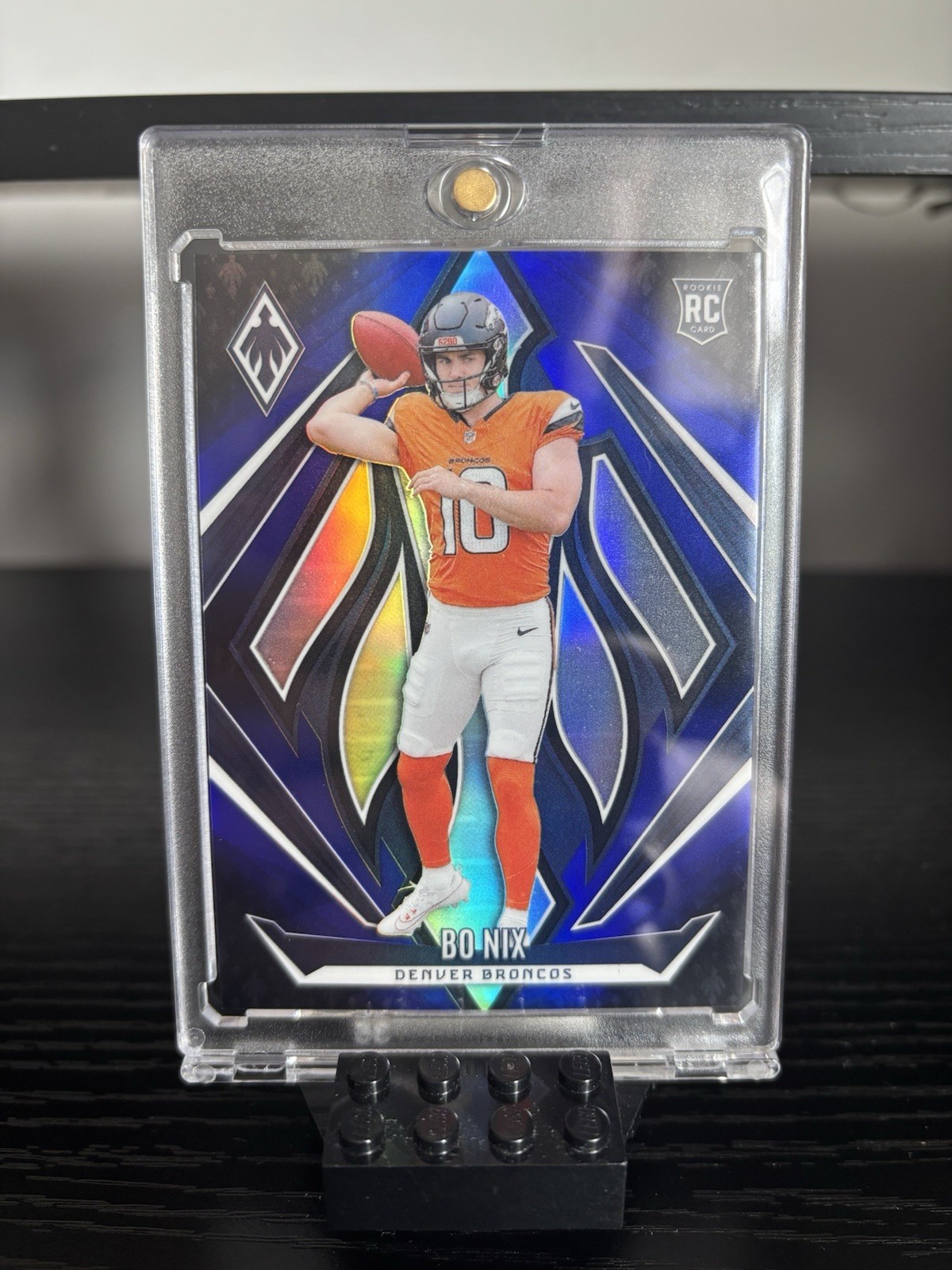 2024 Panini Phoenix – Rookies Bo Nix #159 Blue Fade /249 (RC)