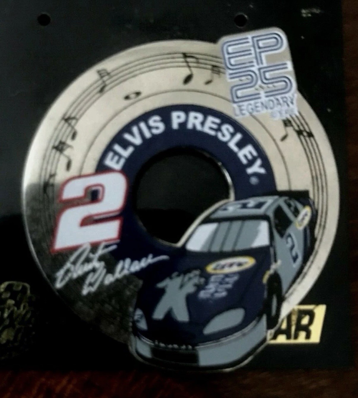 Rusty Wallace #2 Elvis Presley 25th Anniversary Pin New Nascar By Winners Circle