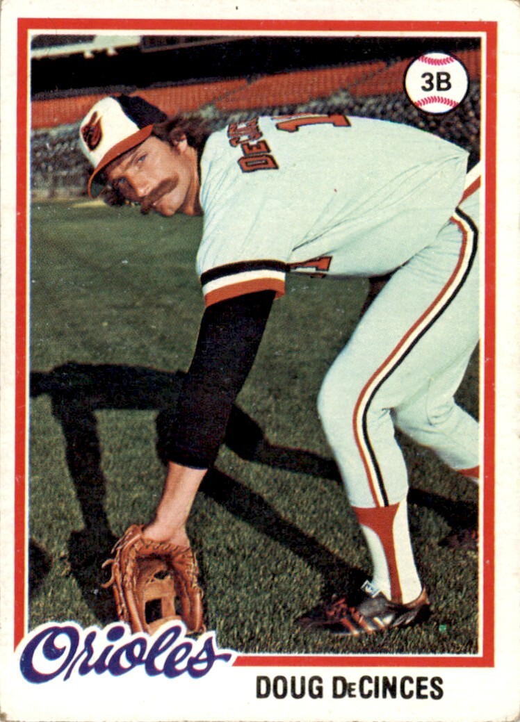 1978 Topps #9 Doug DeCinces Baltimore Orioles VG-EX