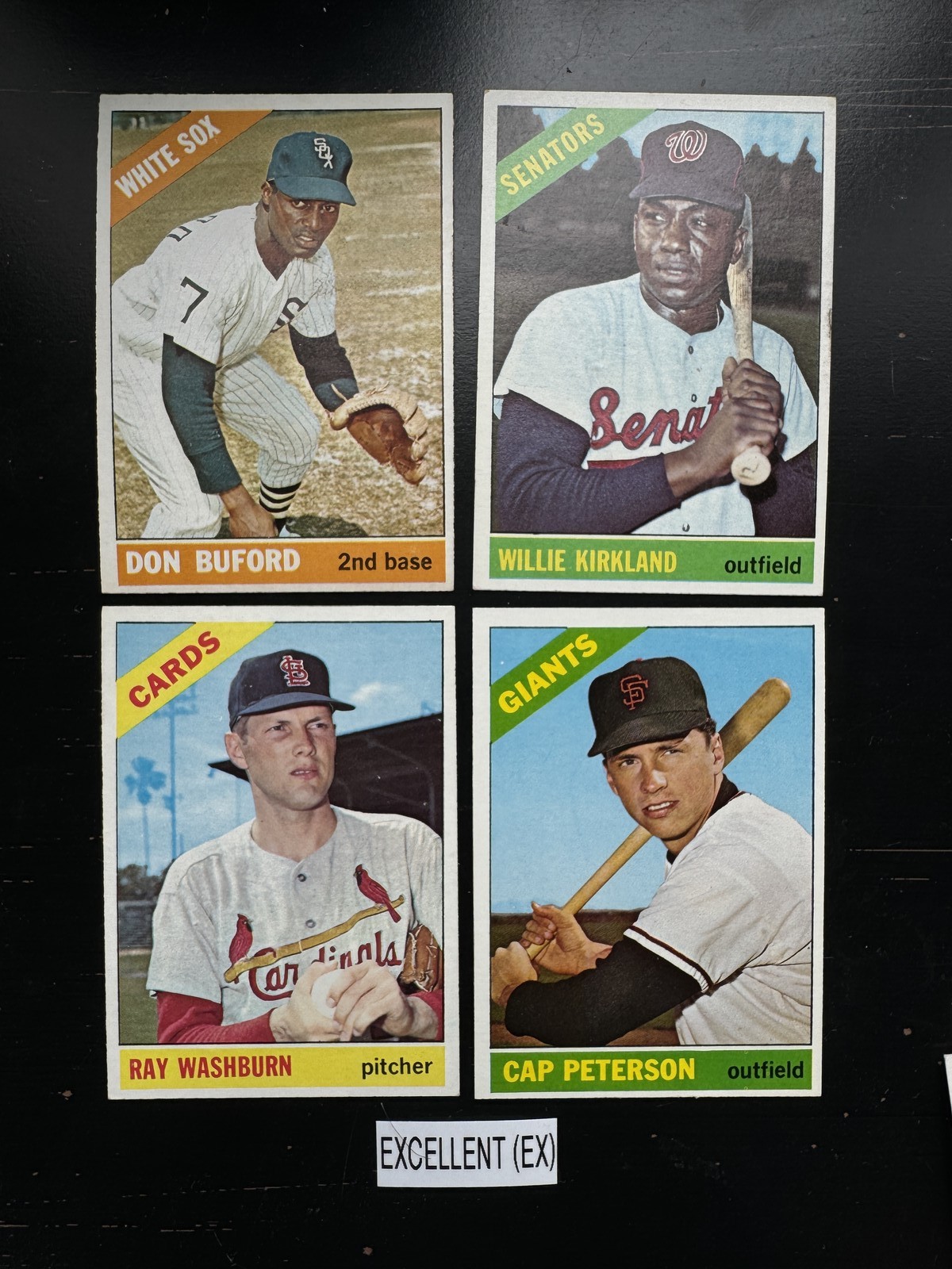 1966 Topps Baseball Cards 1-115 (P-NM) – You Pick – Complete Your Set